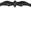 4-Pack 4.25" Droop Bail Dresser Drawer Pulls Handles Vintage Antique Black Cabinet Knobs Handle 4 1/4 Inch Center Hole Distance108mm (4, Antique Black)