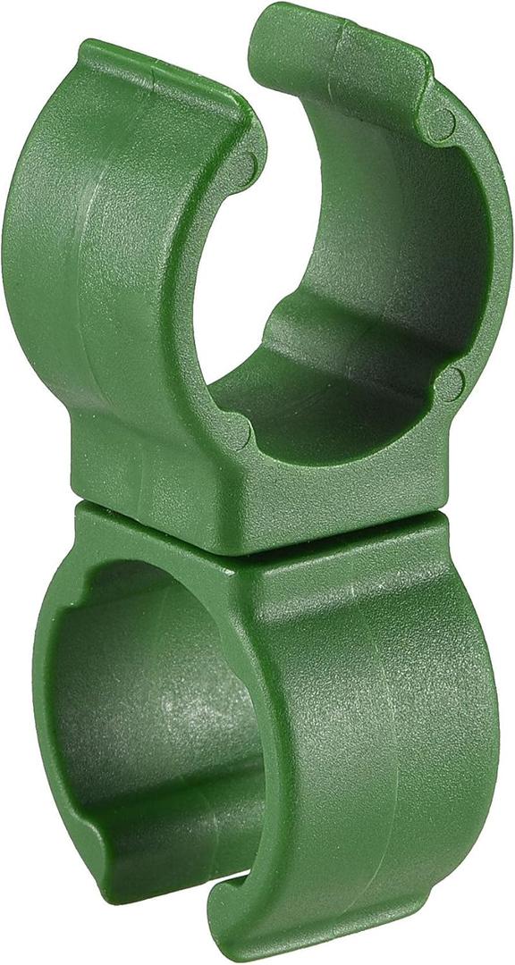 uxcell Gardening Universal Clip, PP Plastic Rotatable Trellis Connector Bracket Parts for 20mm Dia Plant Stakes 24pcs