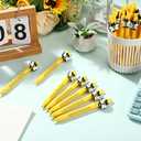 25 Set Christmas Gifts Bulk for Kids Bee Inspirational Pen Black Ink Motivational Ballpoint Pen with Positive Affirmation Christmas Gifts for Child Student Employee Teacher