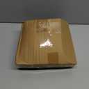 43x13 Small Ironing Board Cover and Pad, Iron Board Replacement Cover, Thick Felt Padding, Scorch Resistant 100% Cotton, Heat Reflective, Elastic Edge, Black