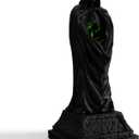 GonGoo Resin Gothic Decor Indoor, Light Up Ghosts of Gothic Room Decor, Cool Black Ghost Figure with The Cloak Grim Reaper, Suitable for Placing in The Home, with a Vintage and Fantasy Home Decor