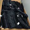 Timgle 16 Pack Seat Cushion Chair Cushions Pads Patio Cushions for Furniture Chair Pads with Ties Non Slip Mat for Kitchen Office Dining Sofa Indoor Use, 16 x 16 Inch(Black)