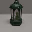 Christmas Snow Globe, Glitter Lighted Snow Globes Lantern Tabletop Decor-Christmas Tree