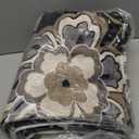 Lahome Floral Washable Runner Rug - 2x6 Runners for Hallways Non-Slip Low-Pile Kitchen Rug, Black Paisley Print Carpet for Laundry Bedroom Entryway (2X 6, Blacak)