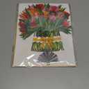 Tulip Big Pop Up Cards, 13 inch Paper Flower Bouquet Greeting Cards with Blank Note Card & Envelope, gift for celebrating Love, Holiday, Birthday, Anniversary, Special Moments, Valentine's Day