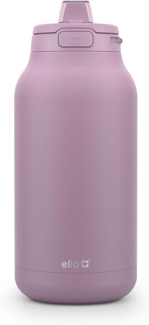 Ello Hydra 64oz Half Gallon Vacuum Insulated Stainless Steel Jug with Locking (Mauve)