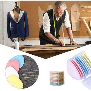 OZXTYO Triangle Tailors Chalk 10Pcs,Sewing Fabric Chalk and Fabric Markers for Quilting,Sewing Supplies Accessories