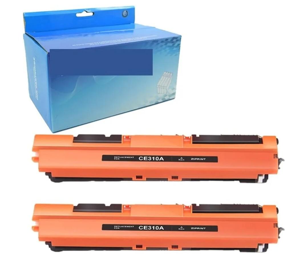 Compatible CE310A Cartouches De Toner Compatible Pour for Color Pro CP1025 CP1025NW CP1020 100(2BK)