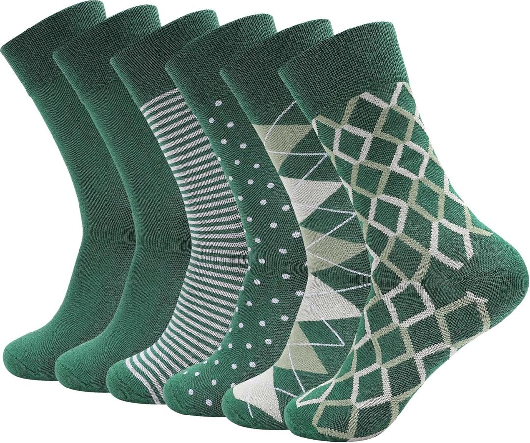 Mens Lightweight Dress Socks Combed Cotton Quick Dry Anti Odor Size 8-13 Dress Socks for Men (Green) Mens Lightweight Dress Socks Combed Cotton Quick Dry Anti Odor Size 8-13 Dress Socks for Men (Green)