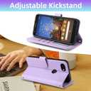 Argyle Wallet Case for Google Pixel 3a XL with Wrist Strap Shoulder Strap, Card Slots Folio Purse, Luxury PU Leather Stand Accessories Phone Cover for Pixel3aXL Pixle 3aXL A3 Pixel3a LX Purple