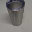 StarSpeed 20oz Tumbler Bulk with Lid, Stainless Steel Insulated Tumblers Double Wall Vacuum Insulated Travel Mug, Powder Coated Coffee Cups for Hot and Cold Drinks(Silver,1)