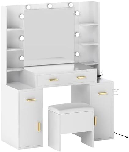 YITAHOME Makeup Vanity with Mirror, 3 Brightness