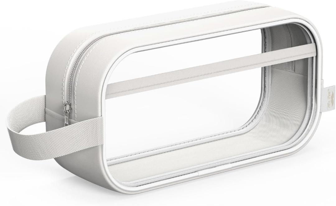 Mr. Pen- Clear Pencil Pouch, White, Clear Pencil Case, Pencil Bags, Clear Pouch