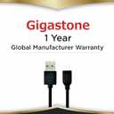 Gigastone 5-Pack Charging Cable for Apple Lightning Devices, 3ft Fast Charge 12W, Compatible with iPhone, iPad, Charging only, Data Sync not Supported, Black