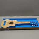 Hape 26 Inch Kids Guitar Toy Musical Instrument - Beginner Wooden Kids Guitar, Musical Toys w/ 4 Tunable Strings (Blue)
