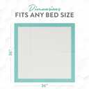 Inspire Super and Ultra Absorbent Disposable Bed Pads, 36" X 36", Pack of 50 with Adhesive, XXL
