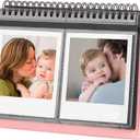 Photo Album for Fujifilm Instax Wide 300 Camera, Polaroid 600 Photo Album, Albums for Polaroid Now+ Now OneStep2 OneStep+ 600 Instant Film Camera, POP Lab Instant Print Camera (64 Pockets pink)