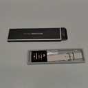 Wildflower Engraved Bands Compatible with Samsung Galaxy Watch 7 FE 6 4 5 Band 40mm 44mm, Galaxy Active 2, 20mm Soft Silicone Replacement Strap with Cute Decorative Charms Rings Accessories for Women (Starlight+5 Pcs Rose Gold Love)