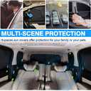T TGBROS Windshield Sun Shade for Hyundai Tucson 2016-2021 Car Window Shades Thicken UV Block and Blackout Privacy Foldable Sunshades 8PCS Accessories Keep Cool Sun Visor Covers