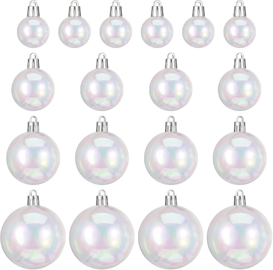 36 PCS Iridescent Ornaments Balls