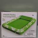 Inflatable Tanning Pool Lounger Float - Jasonwell 4 in 1 Sun Tan Tub Sunbathing Pool Lounge Raft Floatie Toys Water Filled Tanning Bed Mat Pad for Adult Blow Up Kiddie Pool Kids Ball Pit Pool (X-Large, Green)