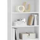 VASAGLE CUSTOS Collection - Bookshelf, 5-Tier Bookcase, Book Shelf, Open Storage Shelf, 9.4 x 23.6 x 52.8 Inches, for Living Room, Home Office, Dinning Room, Cloud White ULBC165T14