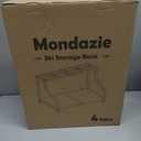 Ski Storage Rack for Garage  Freestanding Ski Holder for 4 Pair Skis, Boot, Helmet, Goggles, Indoor Snowboard Rack Organizer Stand for Home, Shed, Basement, White