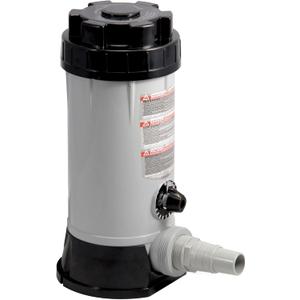 Blue Wave NA3424 In-line Automatic Chlorine Feeder for Above Ground Pools, 9-Pound,Gray,Black