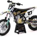 New-Ray Toys 1:12 Team Rockstar Husqvarna Malcom Stewart FC450 (Black)