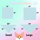 2 x Fall Dog Bandana, 1PC Halloween Bandanas Bib Scarf Pet Kerchief Washable Cotton Square Dog Scarfs for Small Medium Large Dogs (Pumpkin)