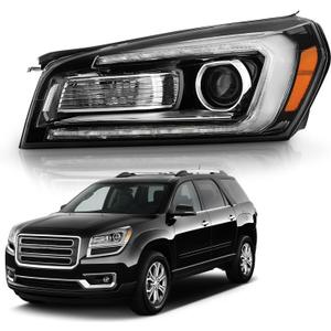 Halogen Headlight Compatible with 2013‑2016 GMC Acadia Left Side W/Bulb