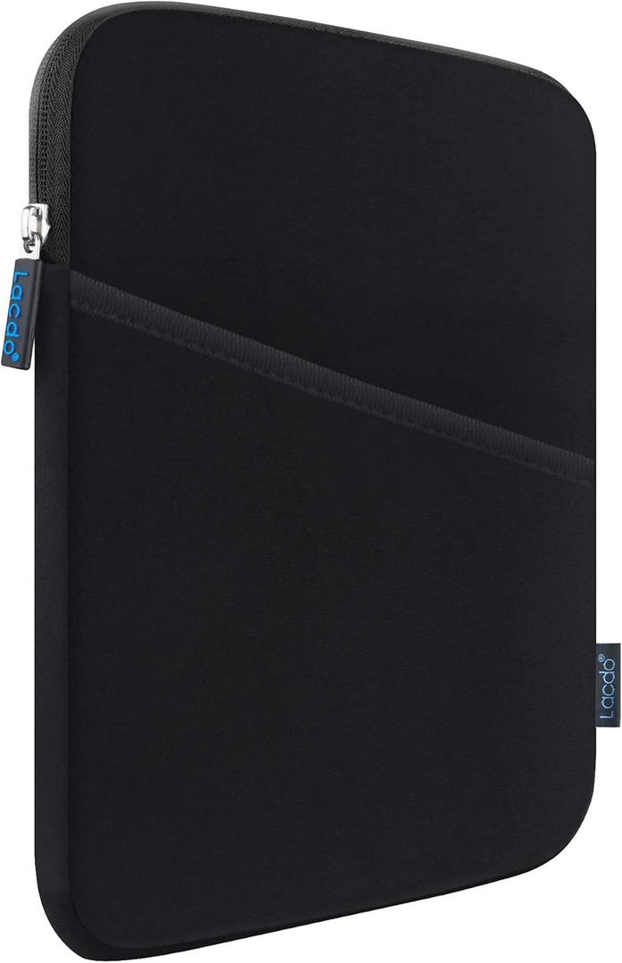 Lacdo Tablet Sleeve Case for 13 inch New iPad Air M3 M2 2025-2024, 13 inch New iPad Pro M4 2024, 12.9" iPadPro 6 5 4 3 2022-2018 with Magic Keyboard and Smart Keyboard Folio Protective Bag, Black