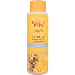 Burt's Bees for Pets Tearless Puppy 2-in-1 Shampoo and Conditioner with Buttermilk and Linseed Oil, 95% Natural Origin Formulas, Shampoo for Puppies - Gentle Puppy Shampoo Tear Free, 16 oz