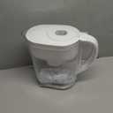 Brita Metro Water Filter Pitcher with SmartLight Change Indicator, BPA-Free, Replaces 1,800 Plastic Water Bottles a Year, Lasts Two Months, Includes 1 Filter, Small - 6-Cup Capacity, White