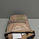 ULTCOVER Waterproof Square Air Conditioner Cover for Outside AC Units Size Upto 34W x 34D x 32H inch (Brown)