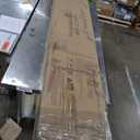 Twin Size Loft Bed with L-Shaped Desk, LED Lights,Charging Station, Industrial Heavy Duty Metal Loft Bed Frame with 3 Storage Shelves and 3 Fabric Drawers, Safety Guard & Ladder, Vintage Brown