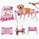 Dog Grooming Hammock with Foldable Stand for Bathing and Showering Pets