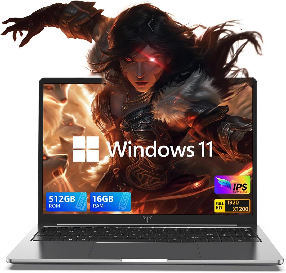 Laptop, 8GB DDR4 256GB SSD Laptop Computer, 15.6inch Windows 11 Laptop with ntel 12th Quad-Core Processor(Up to 3.4GHz), 1920P FHD Display, WiFi 6, USB3.2, Type_C (High-quality Gray)