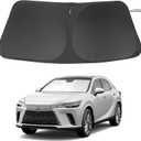 Windshield Sun Shade Front Window Sunshade Sun Blocker Fit for 2023 2024 2025 2026 Lexus RX Accessories Keep Car Interior Cool