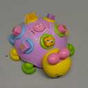 Baby Musical Ladybug Crawling Toys,Baby Toy 6-12 Months with Light-up Music, Early Educational Learning Toy, Infant Gift Toys for 7 8 9 10 11 Months 1-2 Years Old Newborn Girls (Pink)