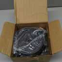 65W 6500LM Flood Lights Outdoor Motion Sensor, Hardwired Security Floodlights 6500K IP65 Waterproof, Dusk to Dawn Lighting Outside, Black 1 Pack