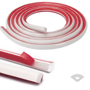 Art3d 5Ft Flexible Trim Caulk Strip, Peel and Stick Trim for Molding, Tile Edge, Ceiling, Wall Corner in White