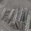 WDF 360 Pieces Silver Plastic Silverware- Disposable Flatware - Heavyweight Plastic Cutlery- Includes 120 Forks, 120 Spoons, 120 Knives for Christmas