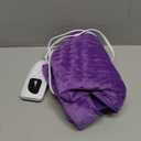 Deepsoon Heating Pad,Electric Heating Pads for Back,Neck,Abdomen,Moist Heating Pad for Shoulder,Knee,Arms,Legs,Dry/Moist Heat & Auto Shut Off,Christmas Gifts for Men and Women,Dark Purple,24x12 Inch