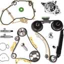 2.4 Ecotec Timing Chain Kit with Water Pump - Compatible with 2011-2017 GMC Terrain, Chevy Equinox/Malibu/Captiva, Buick Lacrosse/Verano 2.2L 2.4L Engine 9-4201S 9-4201SX