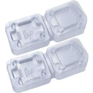 ToToT 14pcs Universal CPU Protection Box 5.5x6.5cm Computer CPU Case Tray Flip Top Container LGA1150 / 1151/1155/1156 i3 i5 i7 CPU Intel Protector Cover