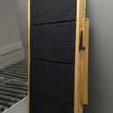 BRIKY 2-in-1 Dog Stairs/Ramp with 4 Steps, Foldable Dog Stairs for High Beds Cars Couch, Durable Wooden Pet Stairs for Small Medium Large Dogs, No Assembly Required