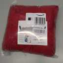 Obstal 6ft Stretch Spandex Red Table Cover for Standard Folding Tables - 2 Pack Universal Rectangular Fitted Tablecloth Protector for Holiday Party, 72L x 30W x 30H Inches, Christmas, 2pc