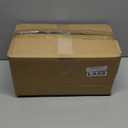 BAG BOX 100 Pack 8.25x4.3x10.6 Inch Orange Gift Bags with Handles,Bulk Kraft Paper Bags for Shopping, Retail, Merchandise, Wedding, Party Favors, Paper Grocery Sacks