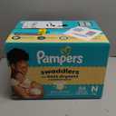 Pampers Swaddlers Diapers, Size 0 (up to 10 lbs), 84 Count, Absorbent, Keeps Baby Dry and Comfortable, Skin Safe Disposable Baby Diaper